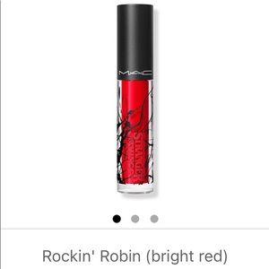 NIB MAC Stranger Things Lipglass Rockin’ Robin Red